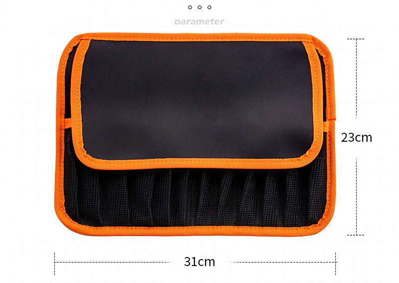 Portable Fishing Lure Storage Bag, Black, 23 x 13 cm (9 x 5 in) – product photo