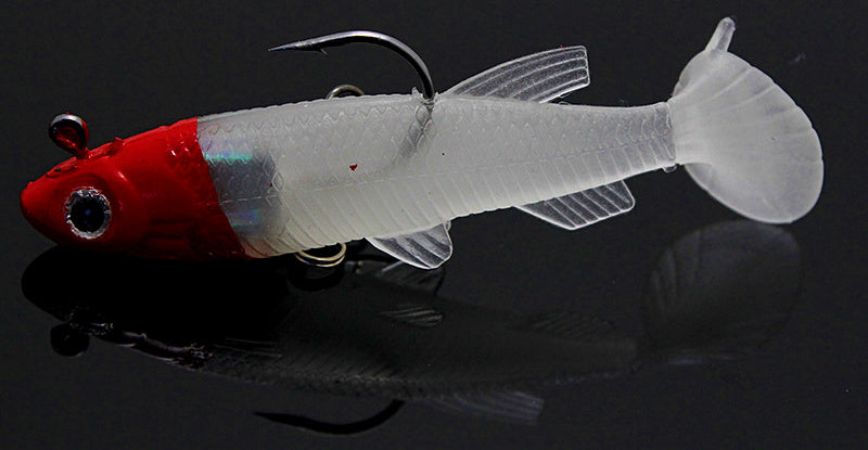Lead Head Paddle Tail Soft Swimbait, 8 cm, 14 g (0.5 oz) – product photo
