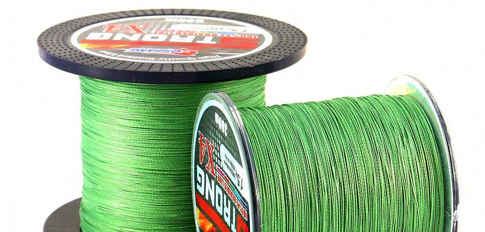Braided PE Fishing Line, 300 m (328 yd), 4 & 8 Strand – product photo