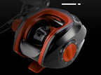 Metal Baitcasting Reel, Black/Red, Left or Right Hand – product photo
