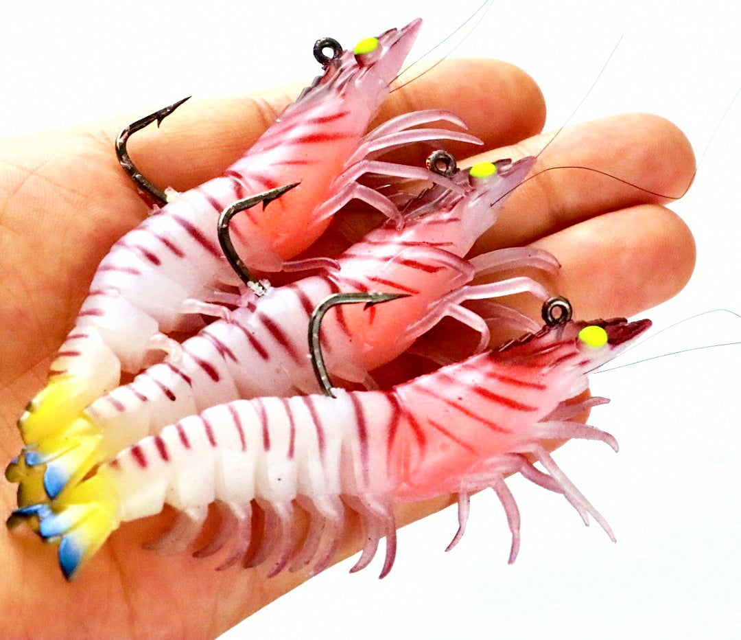 Glow Jointed Shrimp Lure, 9 cm (3.5 in) 12 g (0.4 oz) – product photo