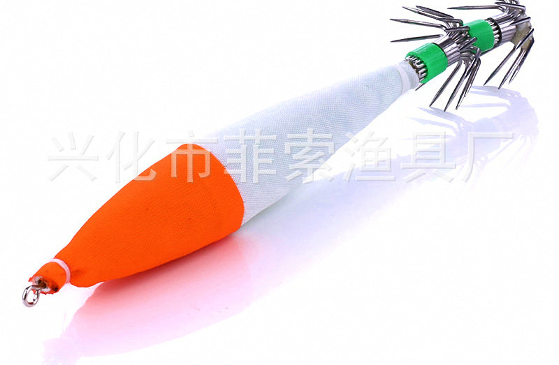 Glow Cloth-Wrapped Squid Jig, Size No. 3.0–5.0 – product photo