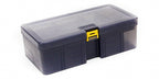 Double-Layer Lure Tackle Box, Gunmetal Translucent – product photo
