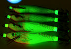Glow Wooden Shrimp Squid Jig (Egi), 6.5 g (0.23 oz) – product photo
