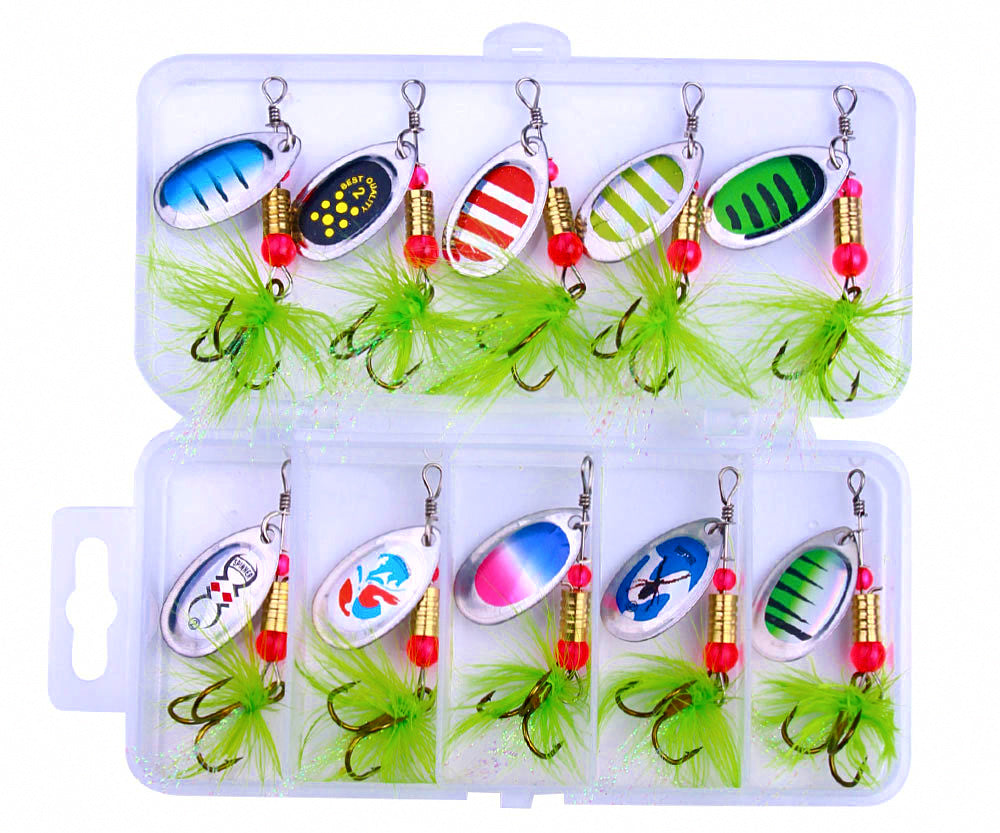 Spinner Blade Spoon Lure, 3 g (0.11 oz), 6 cm, Treble Hook – product photo