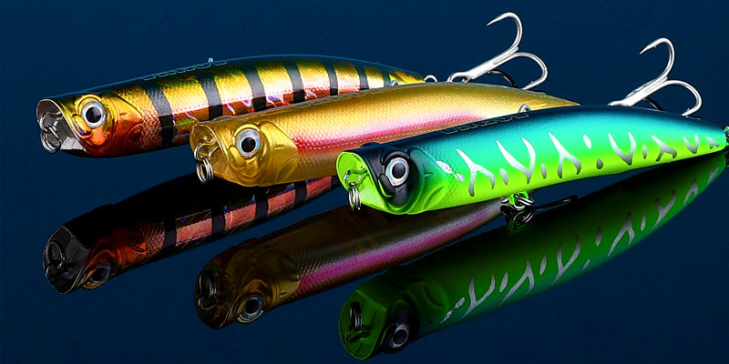 Floating Minnow Hard Bait w/ Rattle, 100 mm 10 g (0.35 oz) – product photo