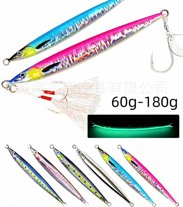 Metal Jig with Glow, 40–150 g (1.4–5.3 oz) – product photo