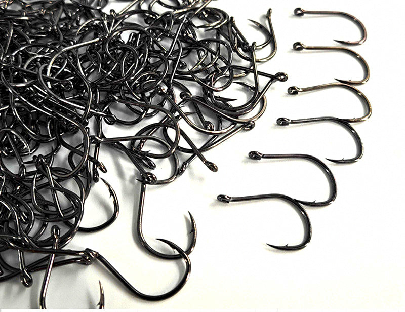 Iseni Barbed Eyed Hooks with Tube, Sizes 3–15, 49/99 pcs – product photo