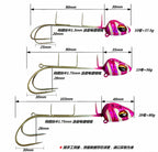 Glow Iron Plate Jig, Single/Double Hook, 37.5–185 g (1.3–6.5 oz) – product photo