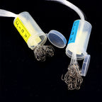 Pre-Tied Snelled Single Hooks, Barbed, Bulk Tub, Sizes 8–28 – product photo