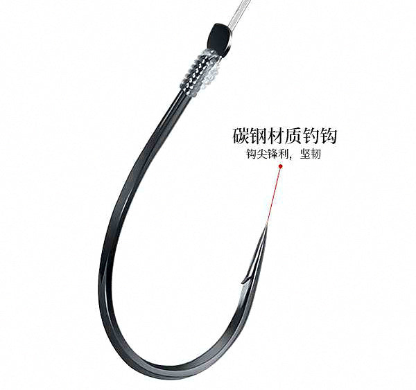 Barbed Loach Hooks, Pre-Tied Snelled or Loose, Size 9–13 – product photo