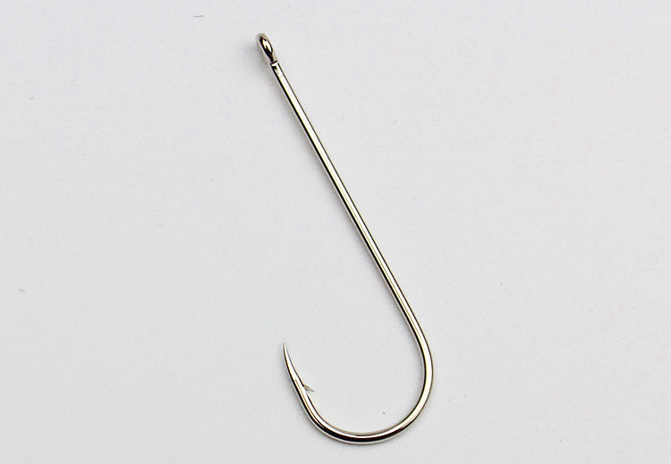 Long Shank Baitholder Hooks, Carbon Steel, Barbed, Bulk Pack – product photo