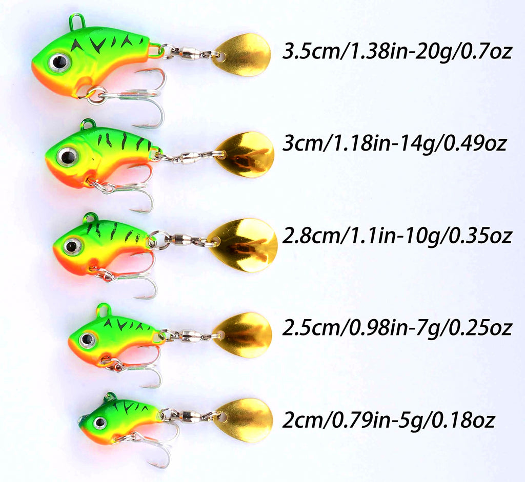 Metal VIB Blade Bait, 5–20 g (0.18–0.7 oz) – product photo