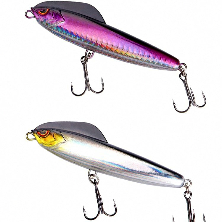 Sinking Pencil Lure, 14–18 g (0.5–0.6 oz), 3 Treble Hooks