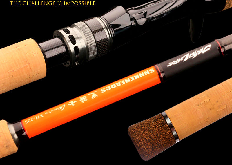 XH Extra Heavy Carbon Fishing Rod, 2.1–2.28 m (6'11"–7'6") – product photo