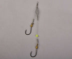 Barbed Double Hook Rig, Sizes 3-16, 2 Rigs per Pack – product photo