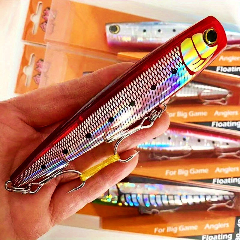 Topwater Popper Lure, 40 g (1.4 oz) & 65 g (2.3 oz) – product photo