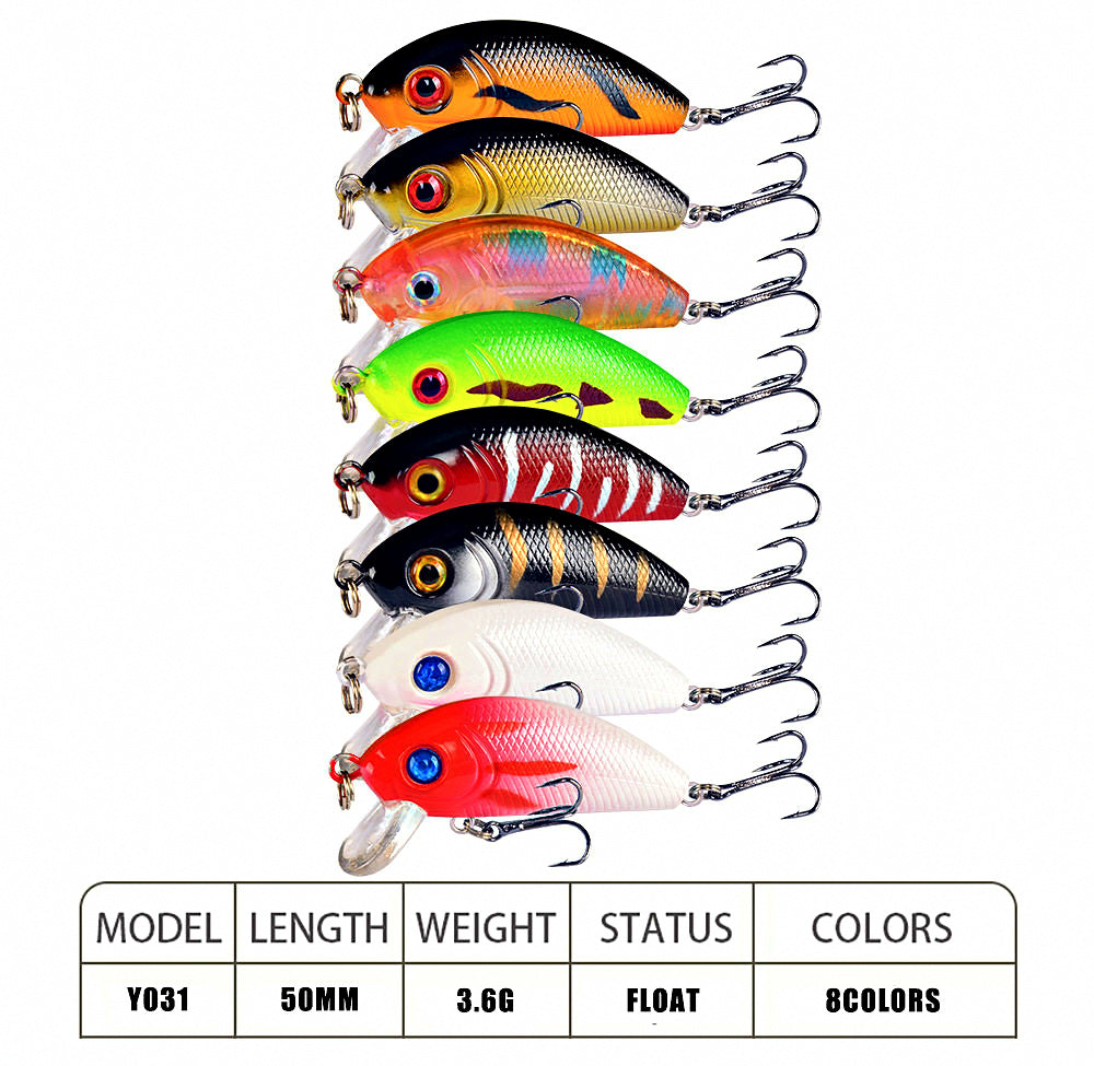 Micro Slow-Floating Minnow Lure, 5 cm (2 in), 4 g (0.14 oz) – product photo