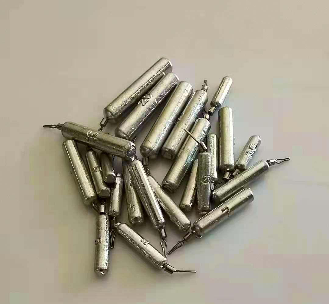 Inverted Cylinder Sinker with Swivel, 3.5–20 g, 50-Pack – product photo