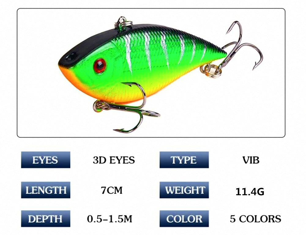 VIB Vibration Blade Bait, 7 cm (2.8 in), 11 g (0.39 oz) – product photo