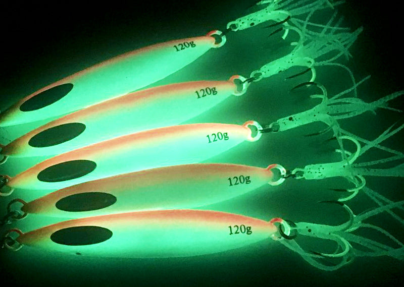 Glow Slow Pitch Jig, 80–300 g (2.8–10.6 oz) – product photo