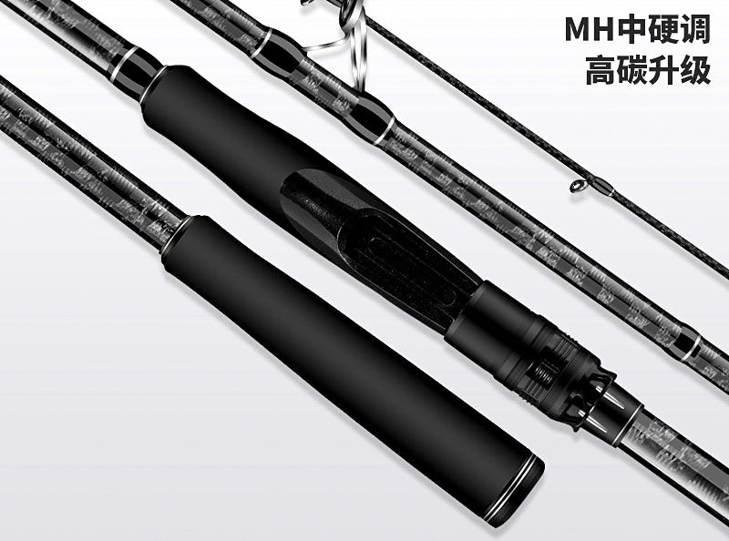 3-Piece Carbon Surf Casting Rod, MH, 2.7–3.6 m (9–12 ft) – product photo