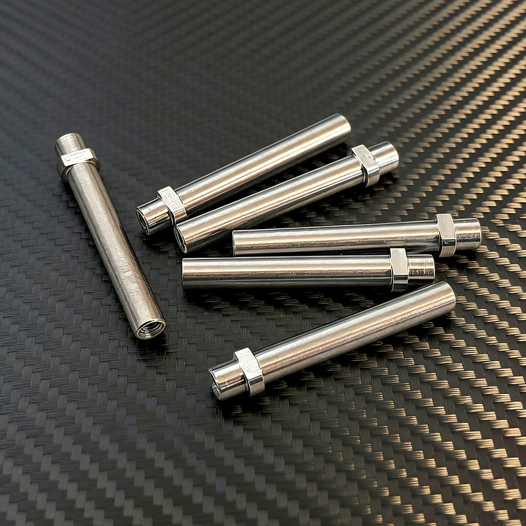 Stainless Steel Baitcasting Reel Handle Knob Shaft with Screw – product photo