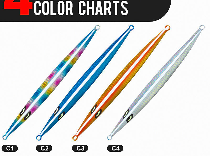 Glow Laser Slow Pitch Jig, 150–400 g (5.3–14.1 oz) – product photo