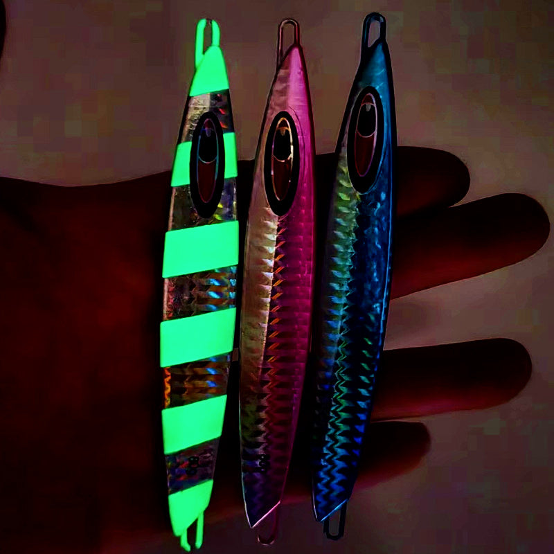 Slow Pitch Jig, 40–100 g (1.4–3.5 oz), Glow Stripe – product photo