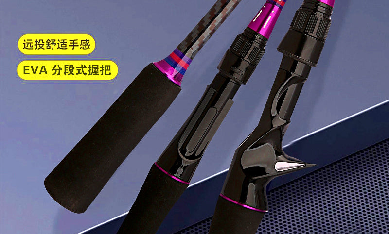 2-Piece Fiberglass Lure Rod, 1.65–2.4 m (5.4–7.9 ft) – product photo