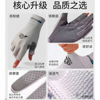 UPF 50+ Fishing Gloves, Non-Slip, Puncture-Resistant – product photo