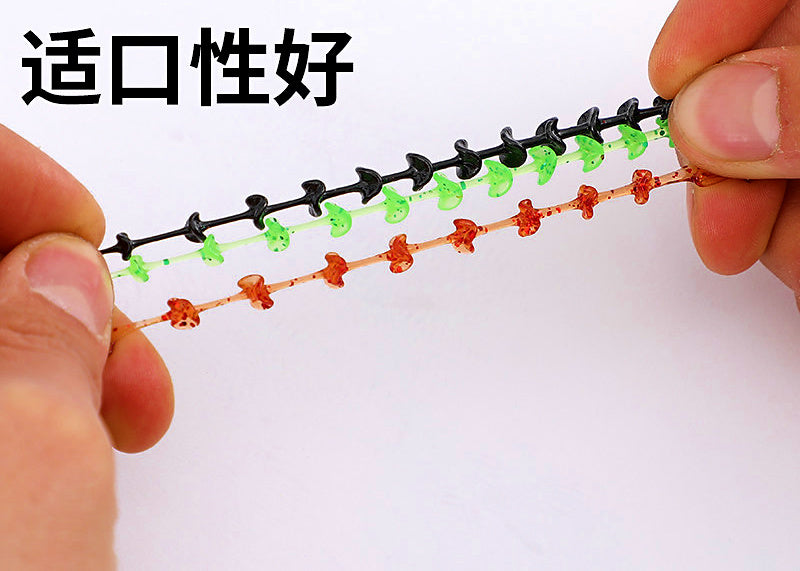 Micro Needle Tail Soft Bait Worm Lures, 3.6/4.8 cm (1.4/1.9 in) – product photo