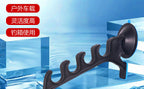 Suction Cup Fishing Rod Holder, Black ABS – product photo