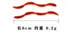 Red 4-Segment Soft Bait Sandworm Lure, Single Piece – product photo