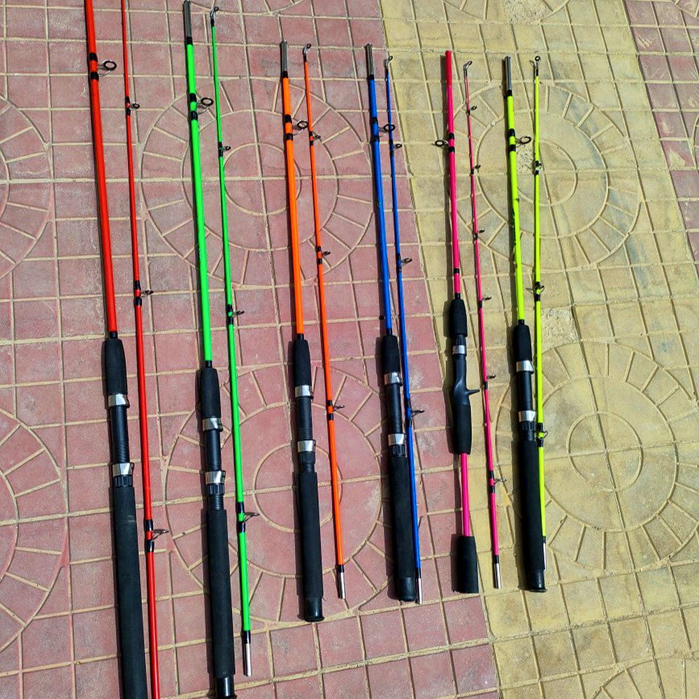 Solid Fiberglass 2-Piece Boat Rod, 1.2–3 m (3.9–9.8 ft) – product photo