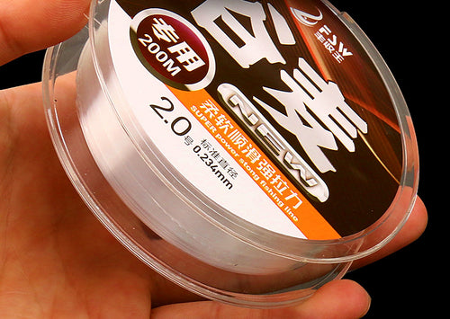 Clear Nylon Monofilament Fishing Line, 150 m or 200 m Spool – product photo