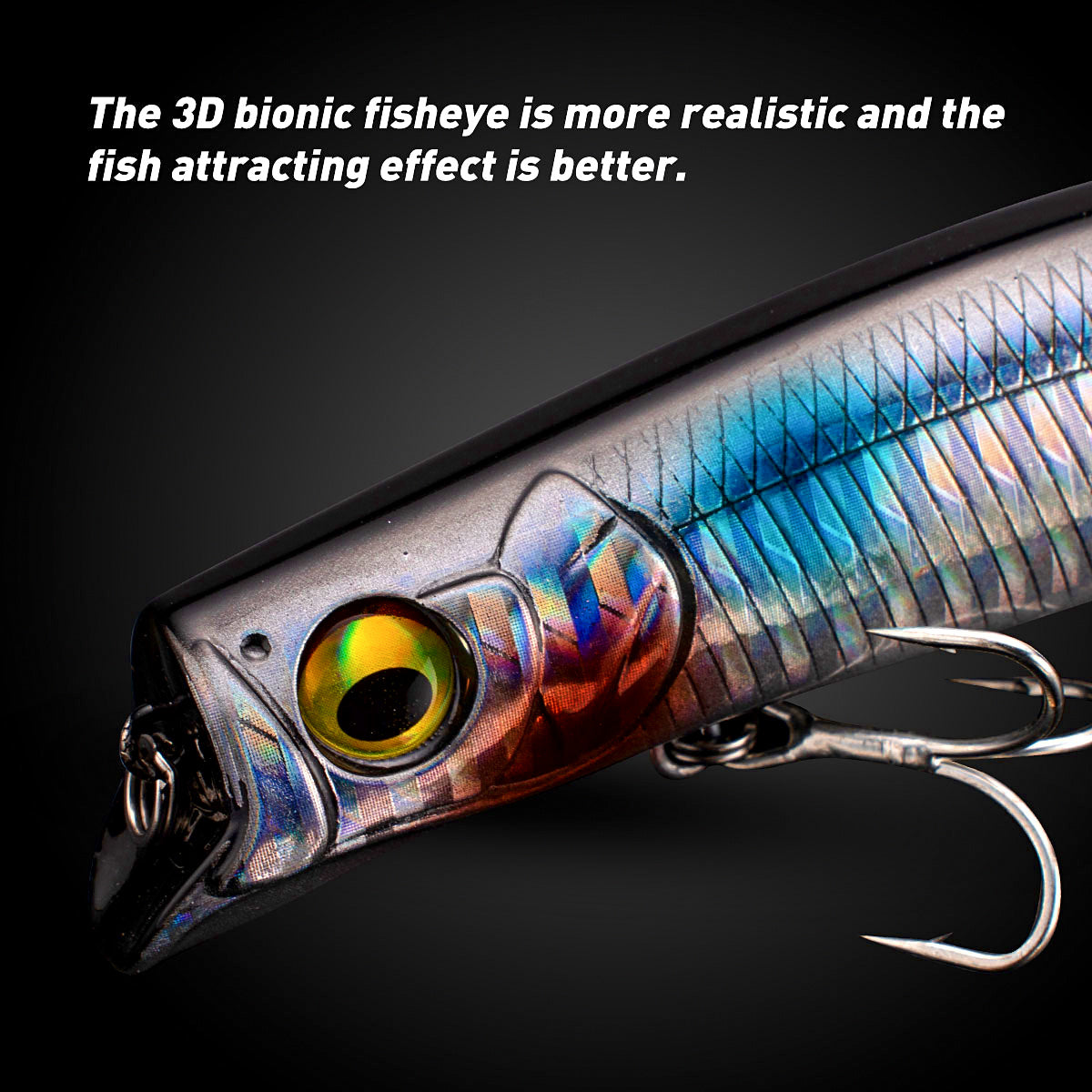 Floating Lipless Minnow Lure, 12 cm (4.7 in), 21.7 g (0.77 oz) – product photo