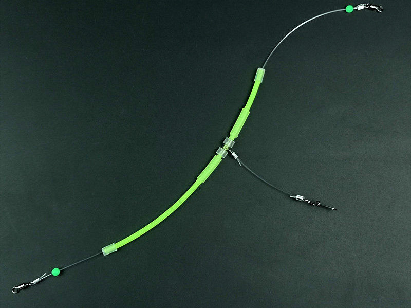 Glow Plastic Anti-Tangle Rig Boom Arms, 5 or 10 Pack – product photo