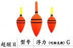Electric Night Fishing Float, Red Body, 20–110 g Buoyancy – product photo