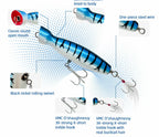 Topwater Trolling Lure, Wood-Style Hard Bait for Tuna & Bass – product photo
