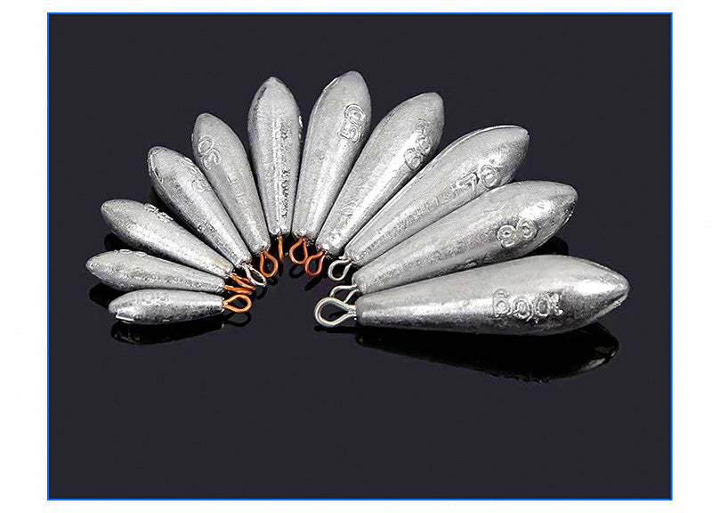 Lead Teardrop Sinker with Eyelet, 10–200 g (0.35–7 oz) – product photo