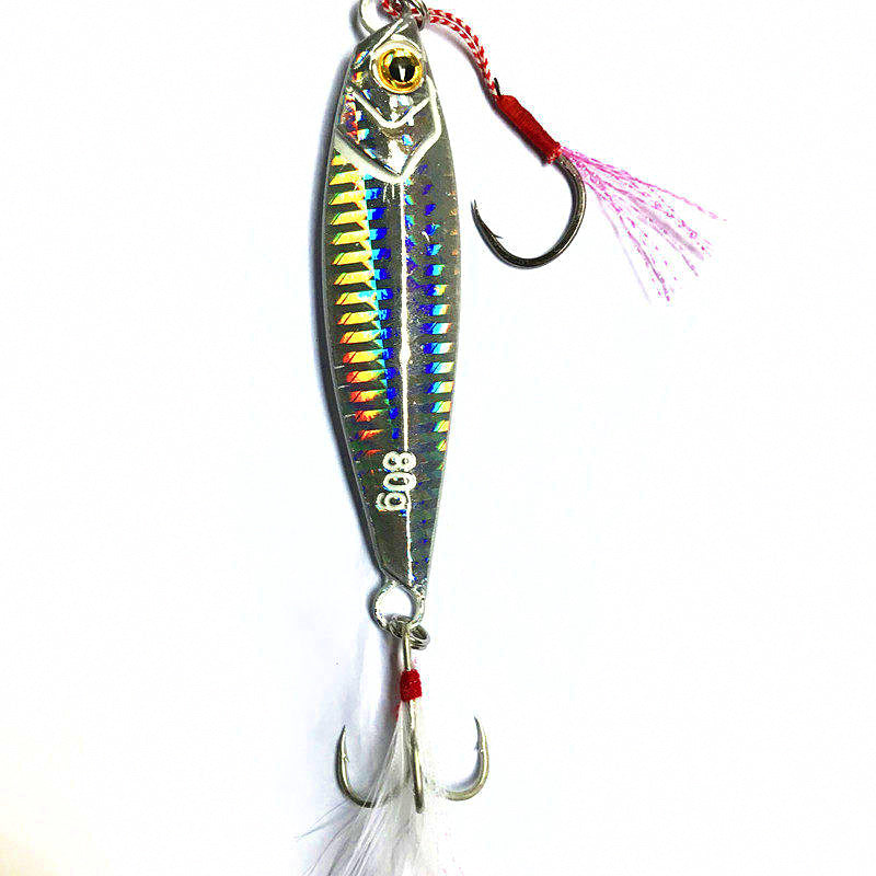 Slow-Sinking Metal Jig, 10–80 g (0.35–2.8 oz)