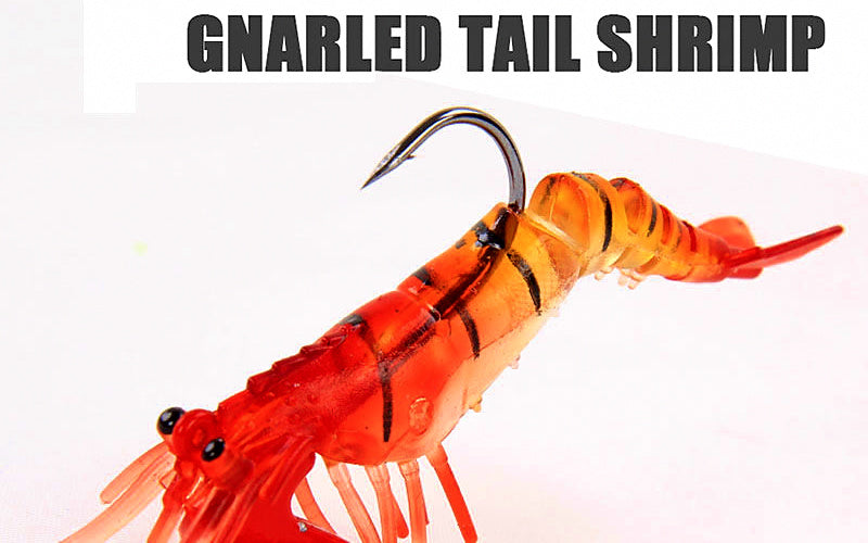 Jointed Shrimp Soft Bait, 7, 13 or 18 g (0.25–0.63 oz) – product photo