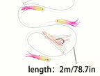 Trolling Squid Skirt Lure Rig with 8/0 Hook, 2 m (6.6 ft) – product photo
