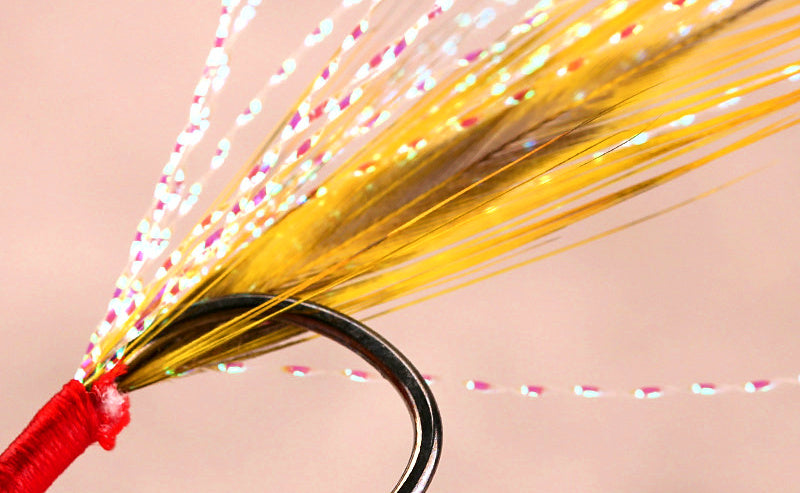 Feathered Single Hooks, Barbed, 50-Pack, Sizes 11, 12, 14 – product photo