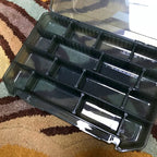 Plastic Lure Box Tackle Organizer, Gray or White – product photo