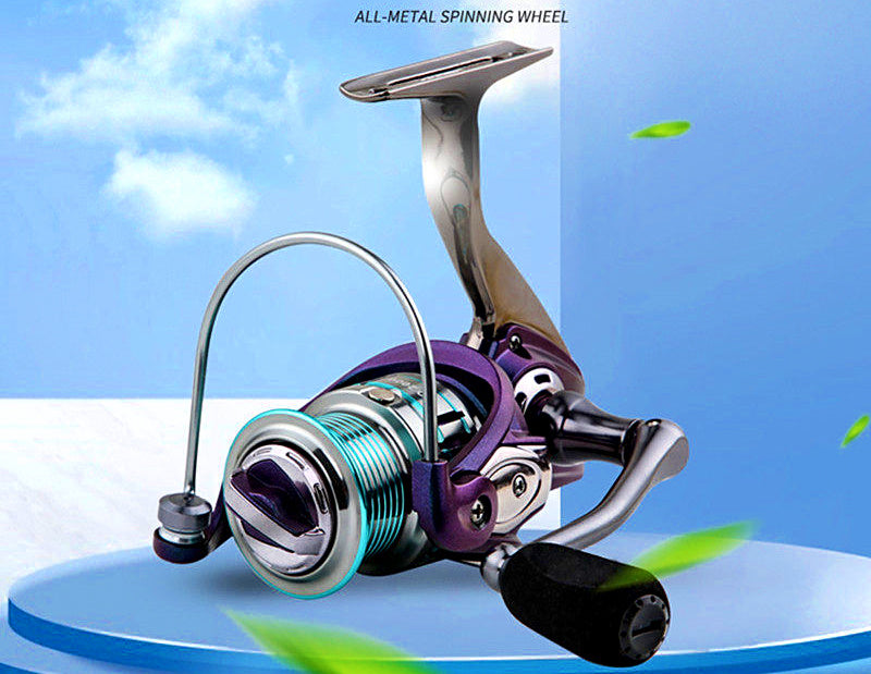 All-Metal Head Spinning Reel, Front Drag, Sizes 1000–12000 – product photo
