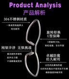 Stainless Steel Double Snap Connectors, Figure-8 Quick Snaps – product photo