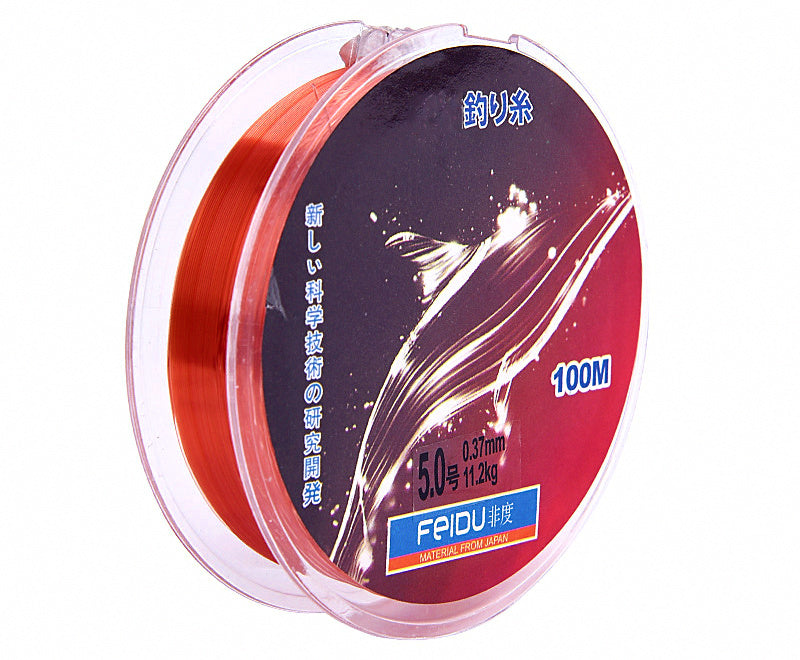 Nylon Monofilament Fishing Line, 100 m (109 yd), Sizes 0.4–10 – product photo