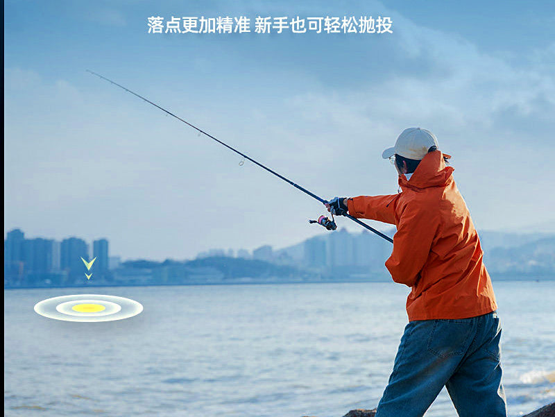 Shore Casting Lure Rod, 3-Piece, 2.58–3.9 m (8.5–12.8 ft) – product photo